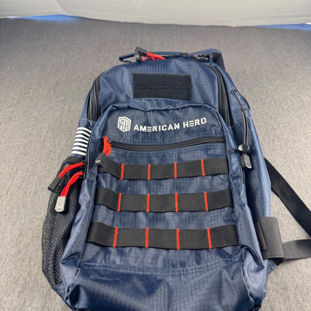Lews American Hero Fishing Backpack Navy Blue Tactical Ripstop Tackle Bag